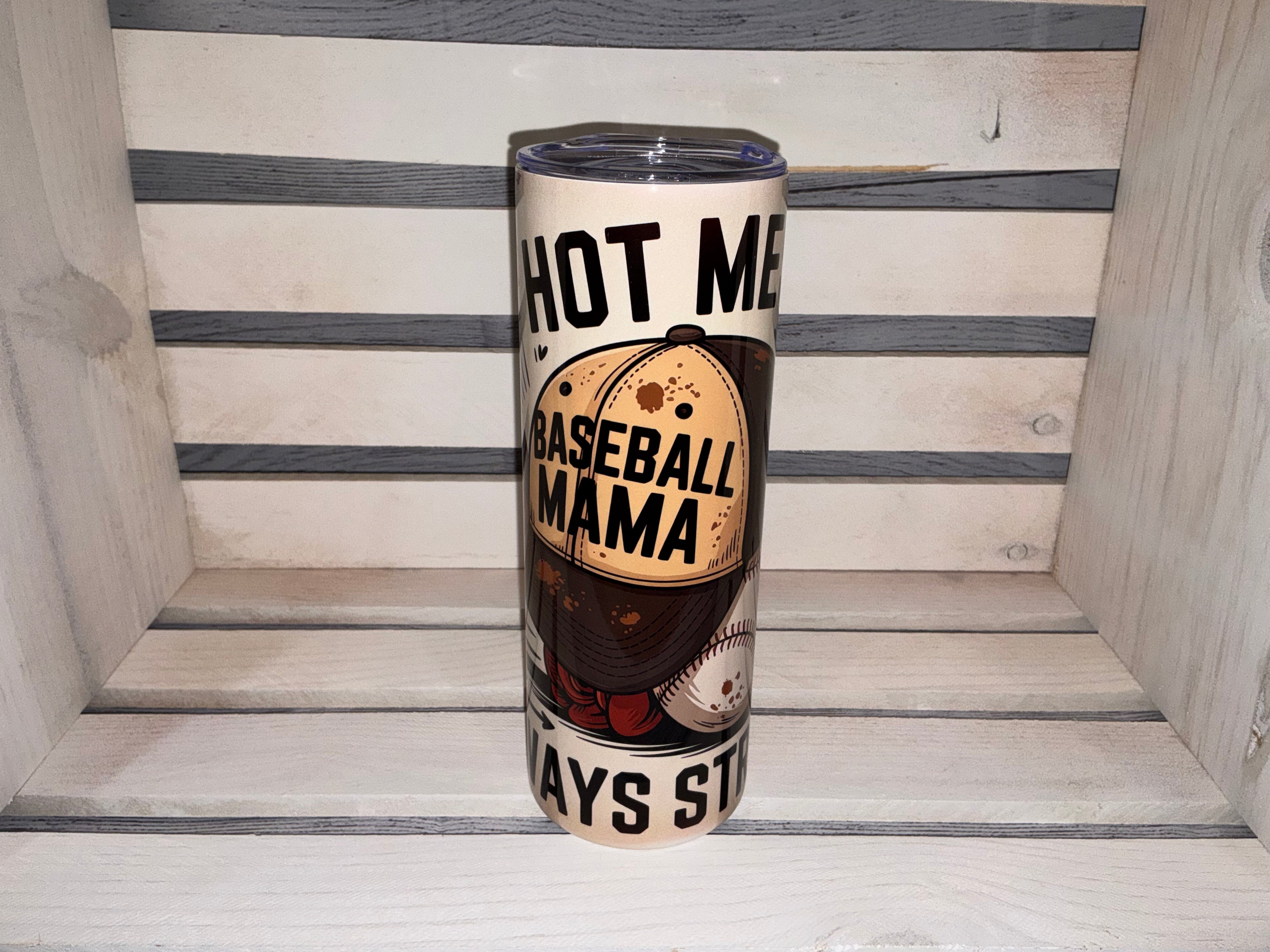 Hot Mess Baseball Mama